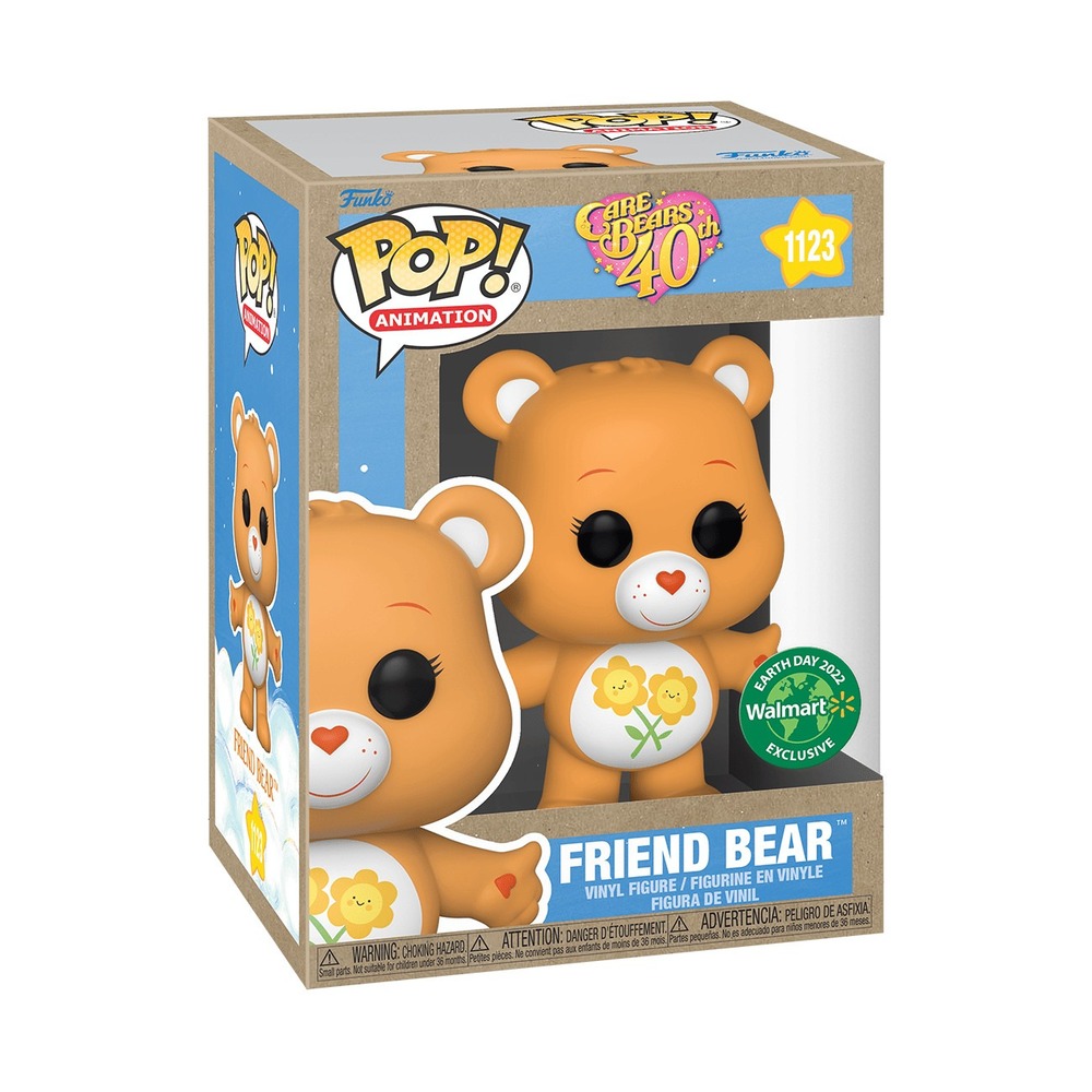 Funko Pop Care Bears Friend Bear Walmart Exclusive 1123 40th Anniversary Vinyl